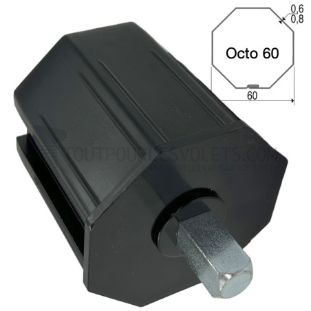Embout pour Octo 60, téton carré de 10 mm mâle