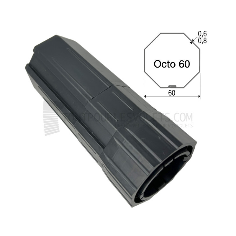 Embout pour Octo 60, support roulement diam. 42 mm L 150 mm