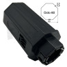 Embout pour Octo 60, pour roulement diam. 28 et poulie clipable Simu