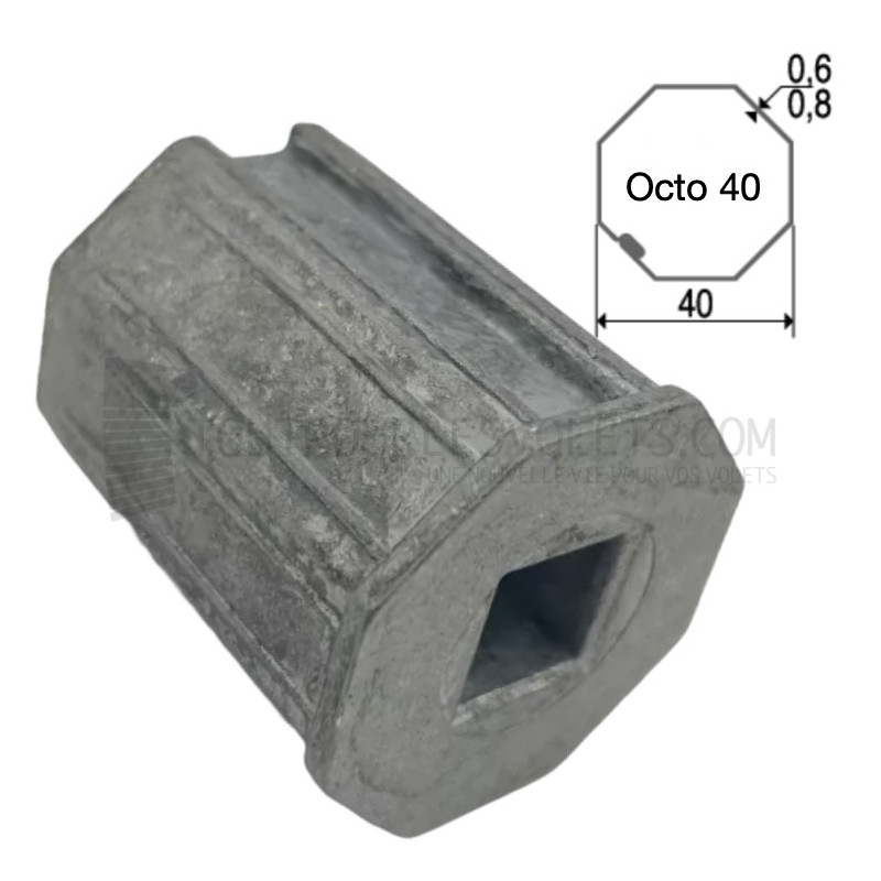 Embout pour Octo 40, pour carré de 13 mm