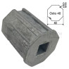 Embout pour Octo 40, pour carré de 13 mm