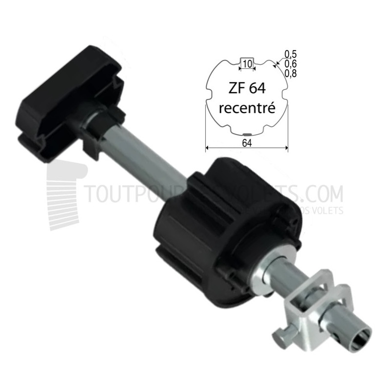 Embout télescopique pour tube ZF64, L220