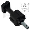 Embout pour ZF64, Tube diam. 16 et crabot ZF diam. 27, L100