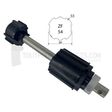 Embout télescopique pour tube ZF54, L220