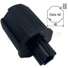 Embout pour octo 40, crabot 20 type Soprofen, alésage 12