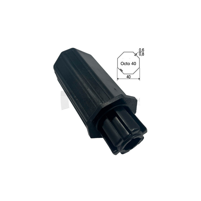 Embout pour octo 40, crabot 27 type ZF, Carré 10