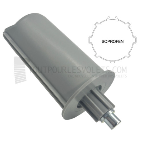 Embout pour tube Soprofen AX50, crabot 20 et téton de 10