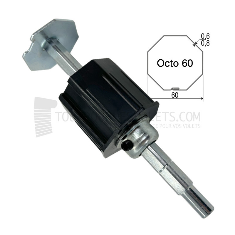 Embout télescopique pour Octo 60, Téton diam. 12, L 200