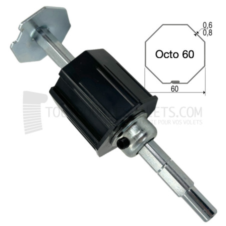 Embout télescopique pour Octo 60, Téton diam. 12, L 200
