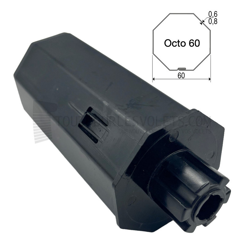 Embout pour octo 60, crabot 27 type ZF et Carré 10