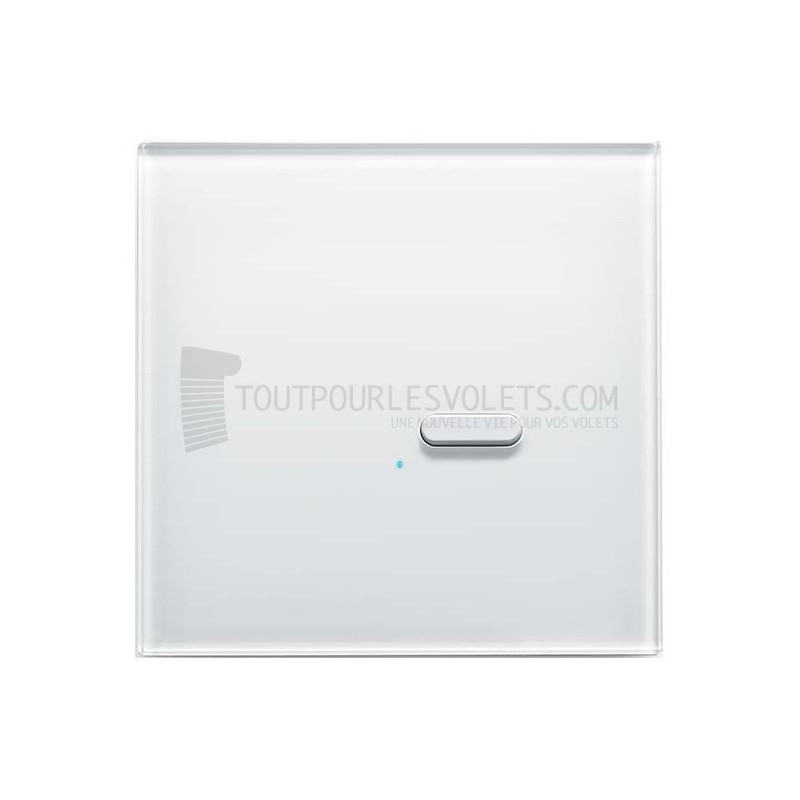 Commande murale Intense 1 bouton - Blanc