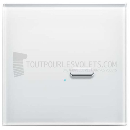 Commande murale Intense 1 bouton - Blanc