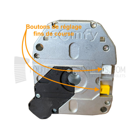 Pack de remplacement Moteur filaire Somfy à manoeuvre de secours toute marque pour porte de garage