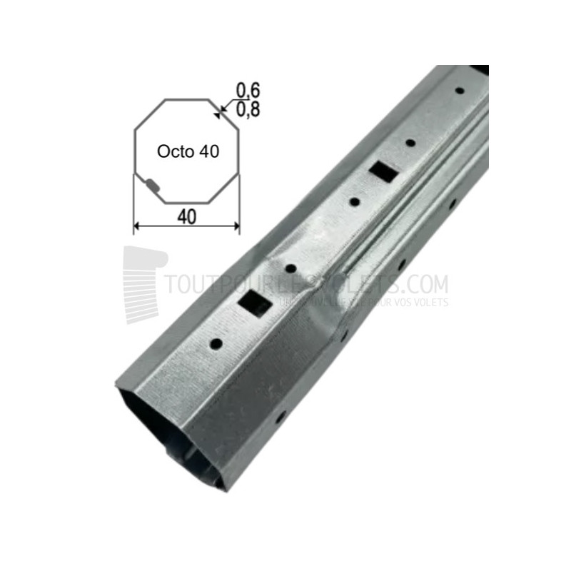 Rallonge pour tube Octo 40 - L300
