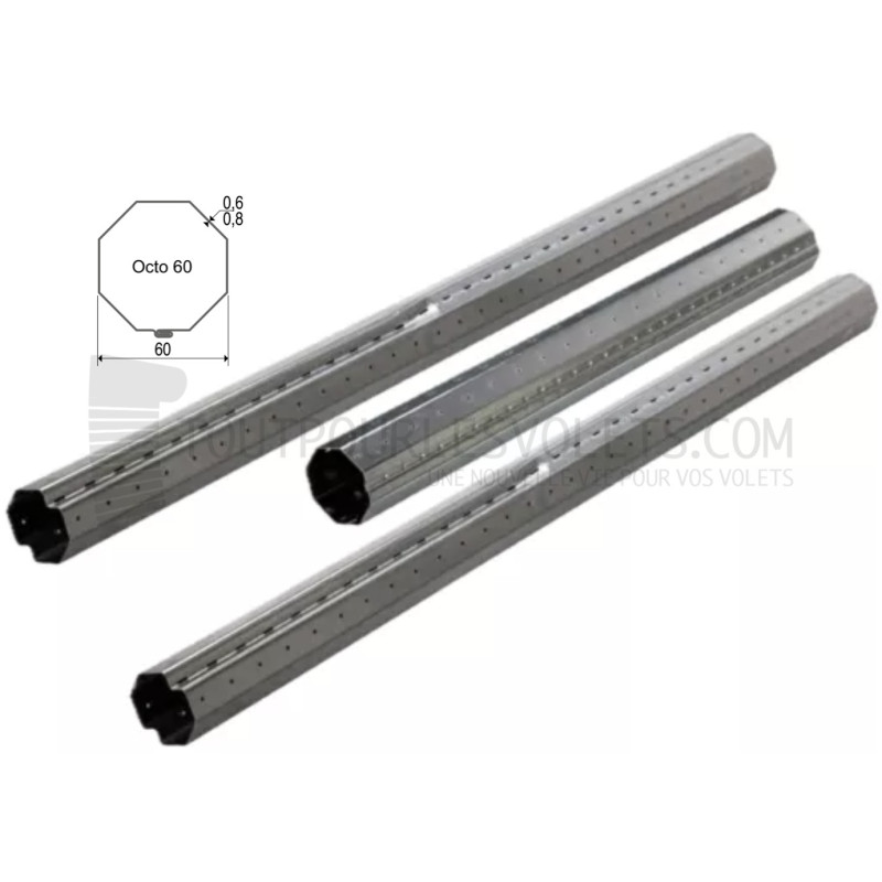 Kit tubes télescopiques octo 60 L 2500 max