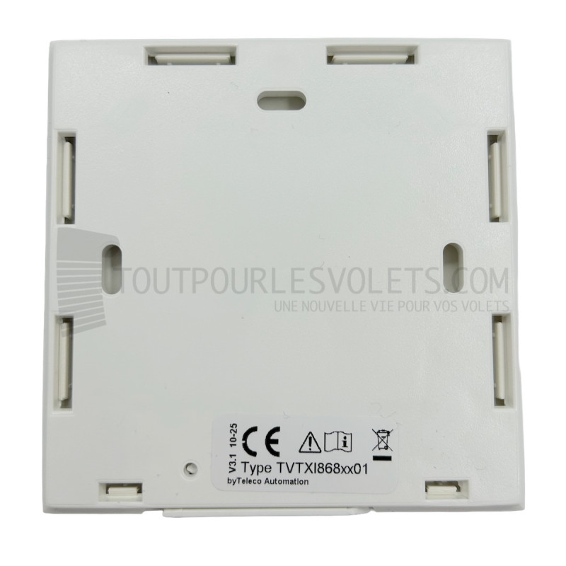 Commande murale Intense 1 bouton - Blanc