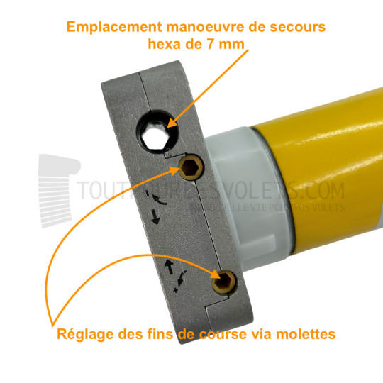 Réglage fin de course molettes Cibofer